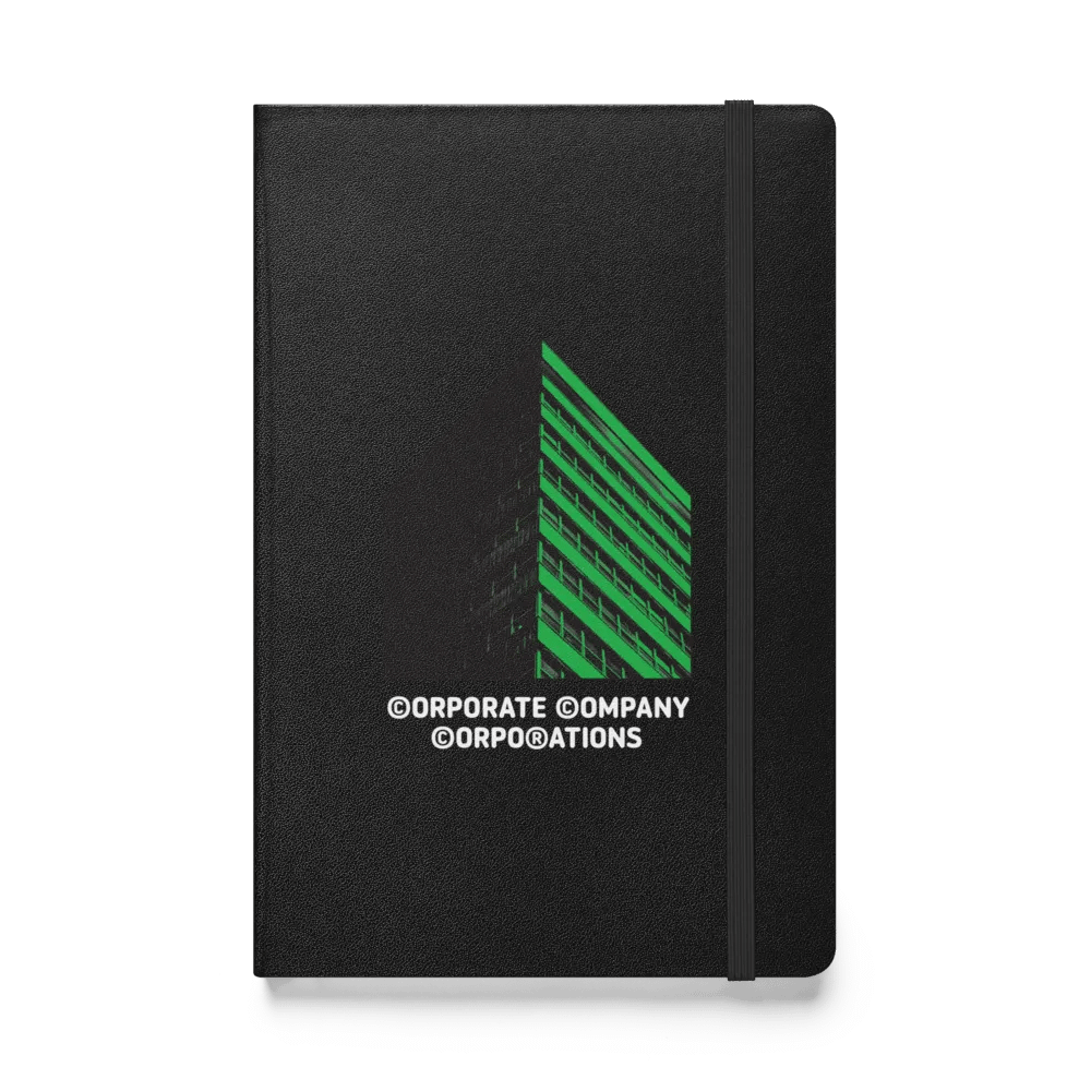Corporate Company Corporations - Hardcover Bound Notebook | JournalBook® product image (1)