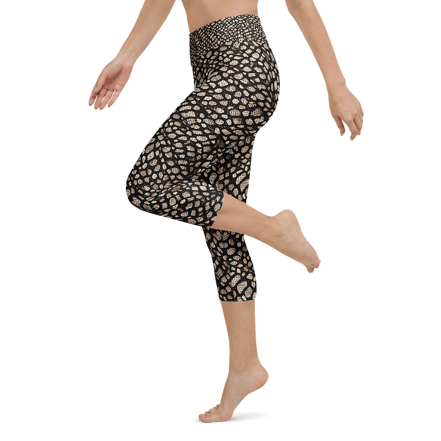 Brown Skin Snake Capri Leggings product image (5)