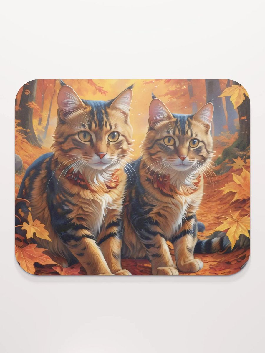 Autumn Feline Harmony Mouse Pad product image (3)