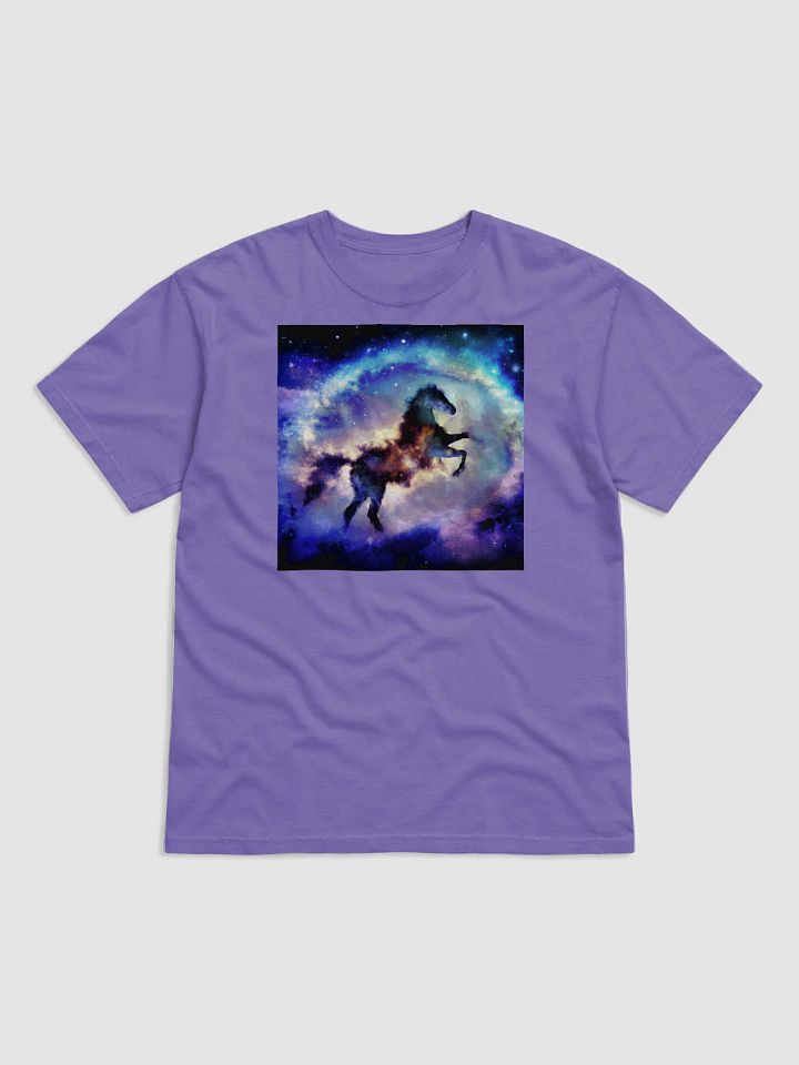Nebula horses, horse rearing, t shirt product image (37)