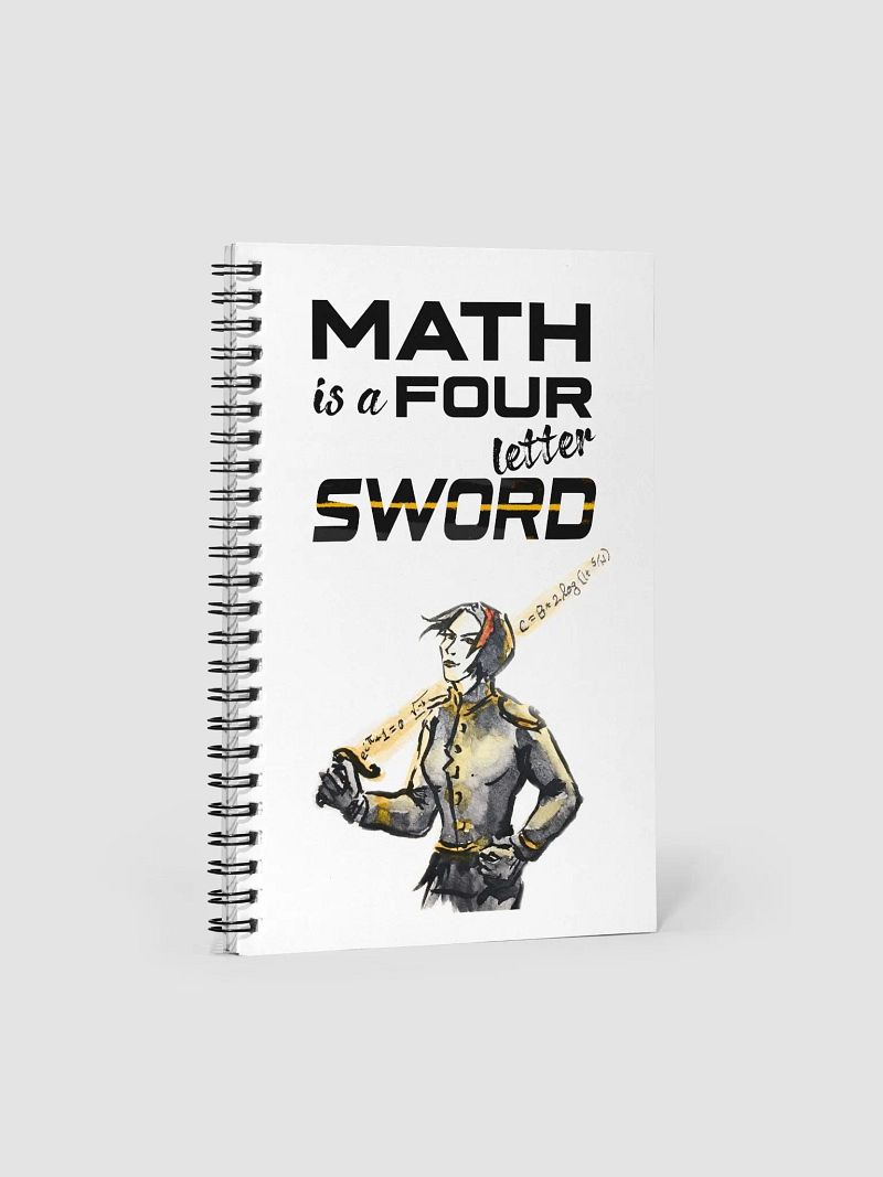 Cheris Math Is a Four Letter Sword notebook