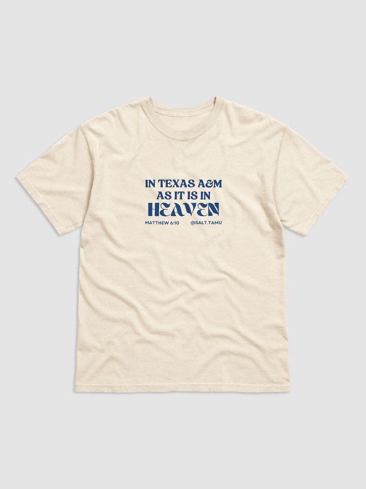 As it is in Heaven T-Shirt - Blue letters product image (9)