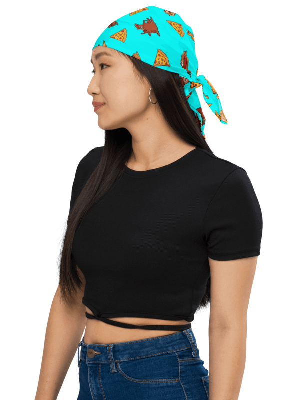 Pizza Panic Bandana - Blue product image (1)