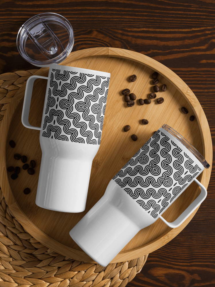 Monochrome Wave 25oz Travel Mug product image (5)