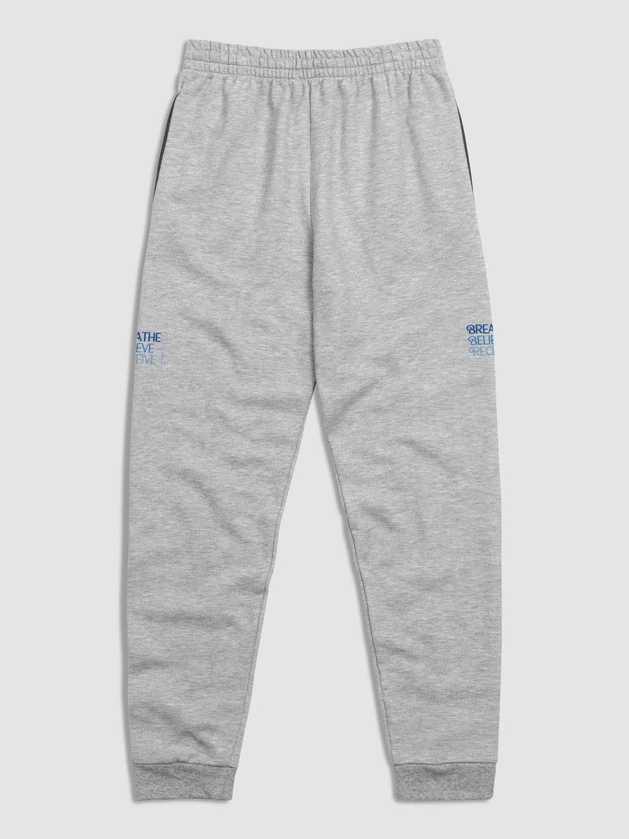 Breathe Believe Receive Jerzees Unisex Jogger, Inspirational Motivational, Self-Affirmation, Positive Vibes, Gift Idea product image (5)