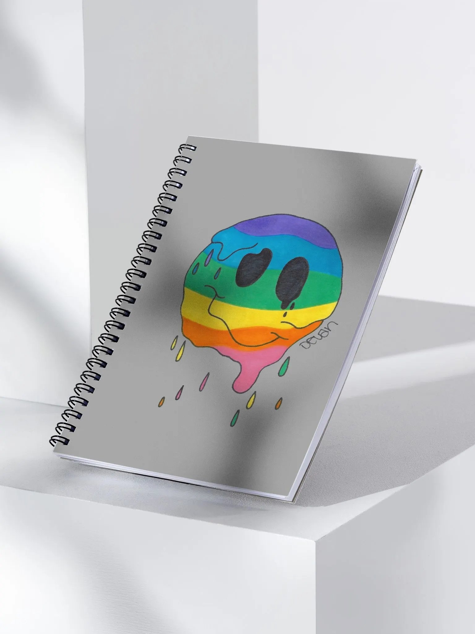 Melted Smiley Notebook product image (3)