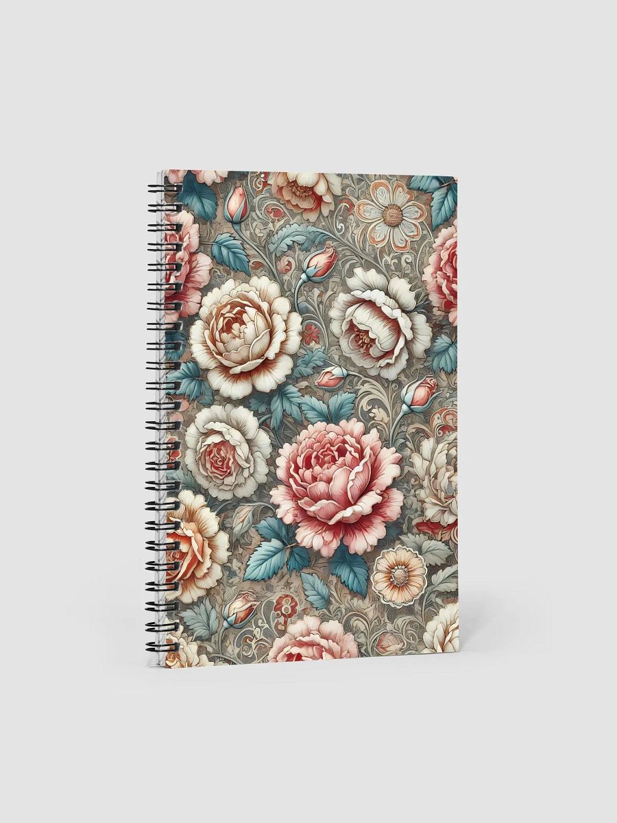 Royal Floral Spiral Notebook product image (1)