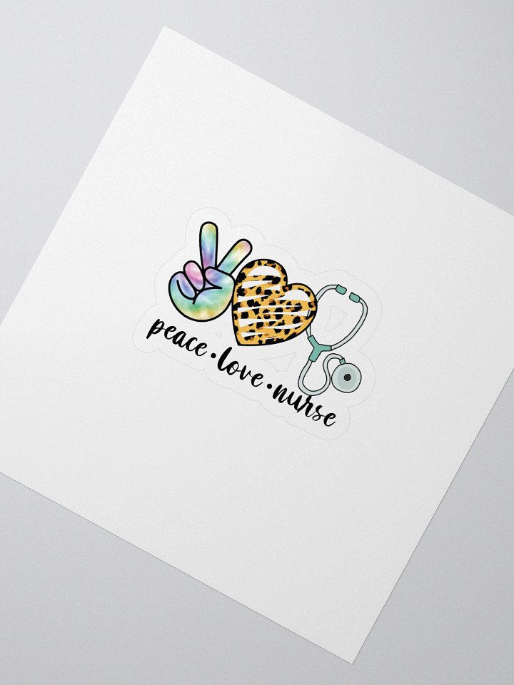 Peace Love Health Stickers Set product image (2)