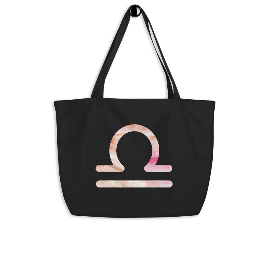 Libra Earth-tone Sigil Cotton Tote product image (4)