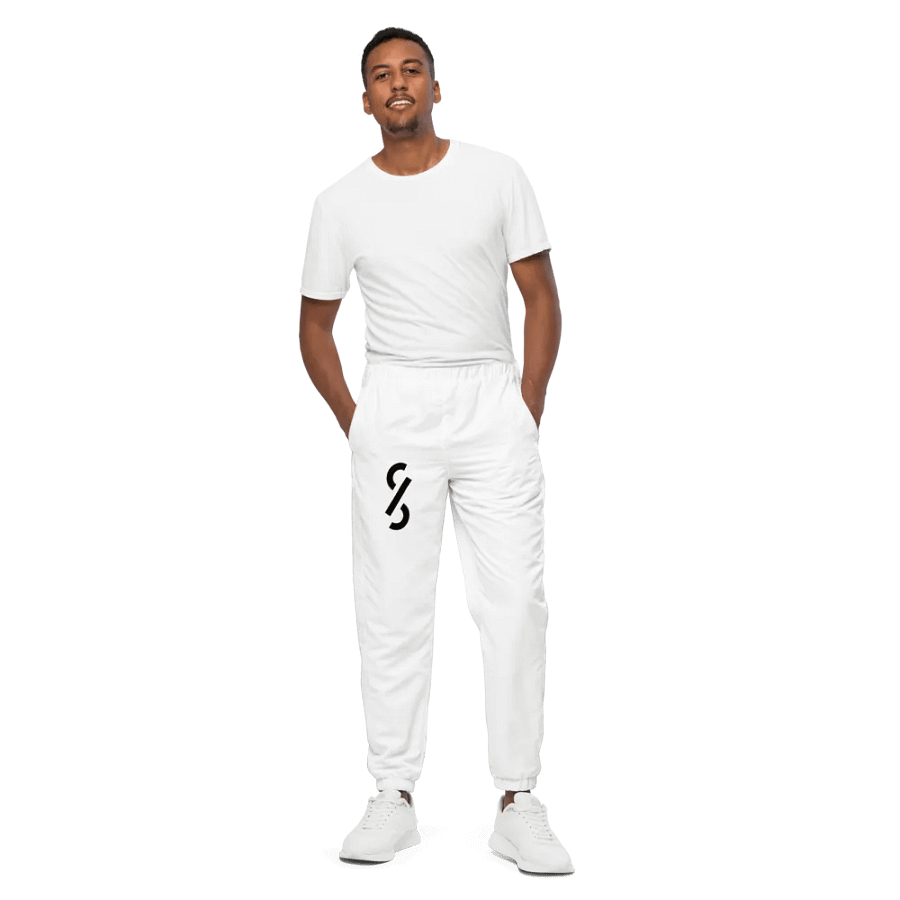 CLAUDY BEATS WHITE URBAN TRACK PANTS product image (4)