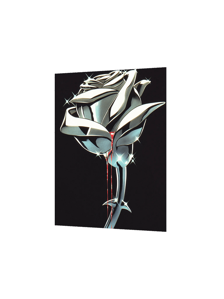 Gothic Metalic Rose Matte Poster product image (8)