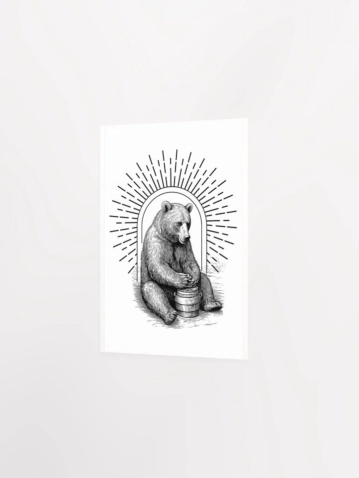 Honey Bear Art Print product image (2)