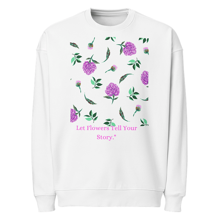 Floral Storyteller Organic Sweatshirt product image (1)