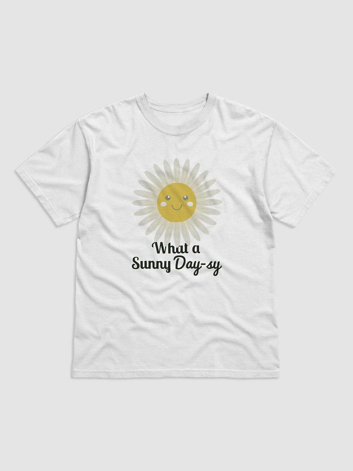 What a Sunny Day-sy Design Garment-Dyed Heavyweight T-Shirt, Unisex T-Shirt, Spring Apparel, Animal Lover Tee, Cute Graphic Shirt product image (58)