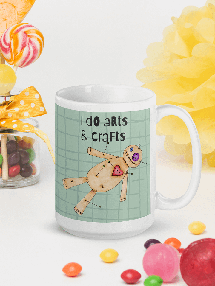 Painted Poppet Voodoo Doll Arts and Crafts Mug product image (2)
