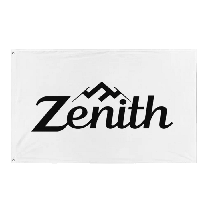White Zenith Starburst Flag product image (1)