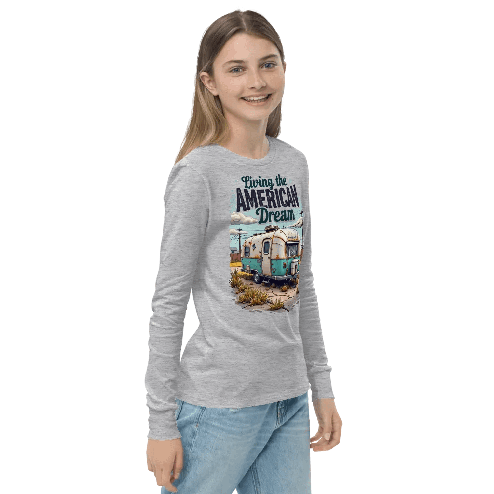 Vintage American Dream Camper Long Sleeve Tee product image (11)