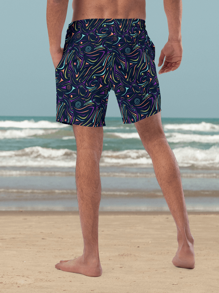 Birds in Motion Swim Trunks product image (2)