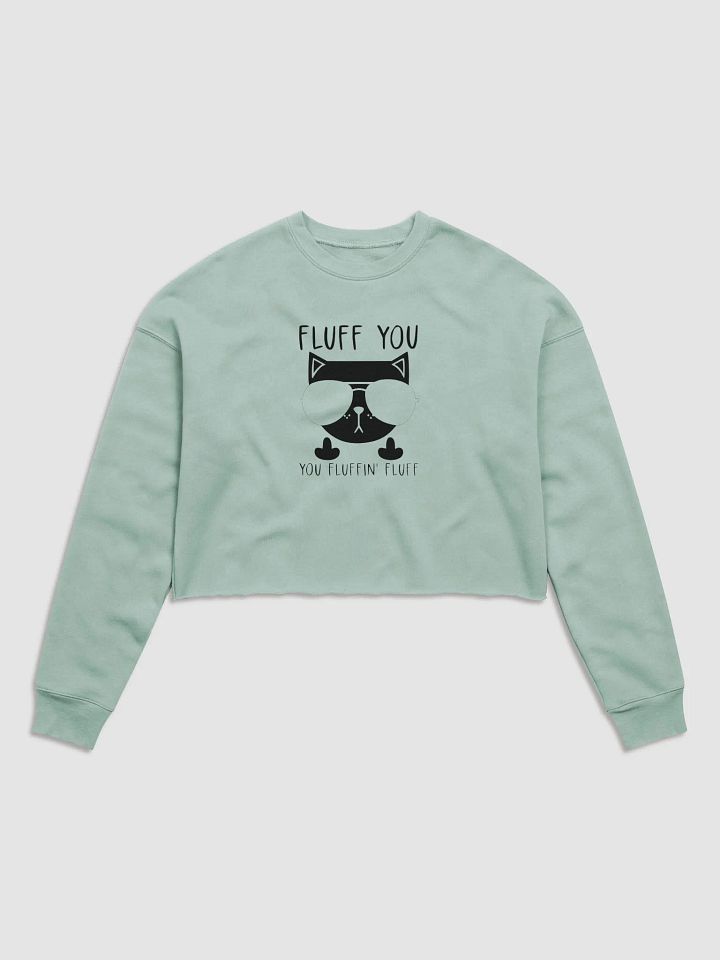 Cool Cat Sunglasses Crop Sweatshirt product image (2)
