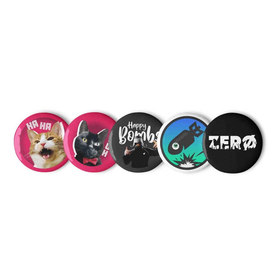 HappyBombs Pin Badges product image (1)
