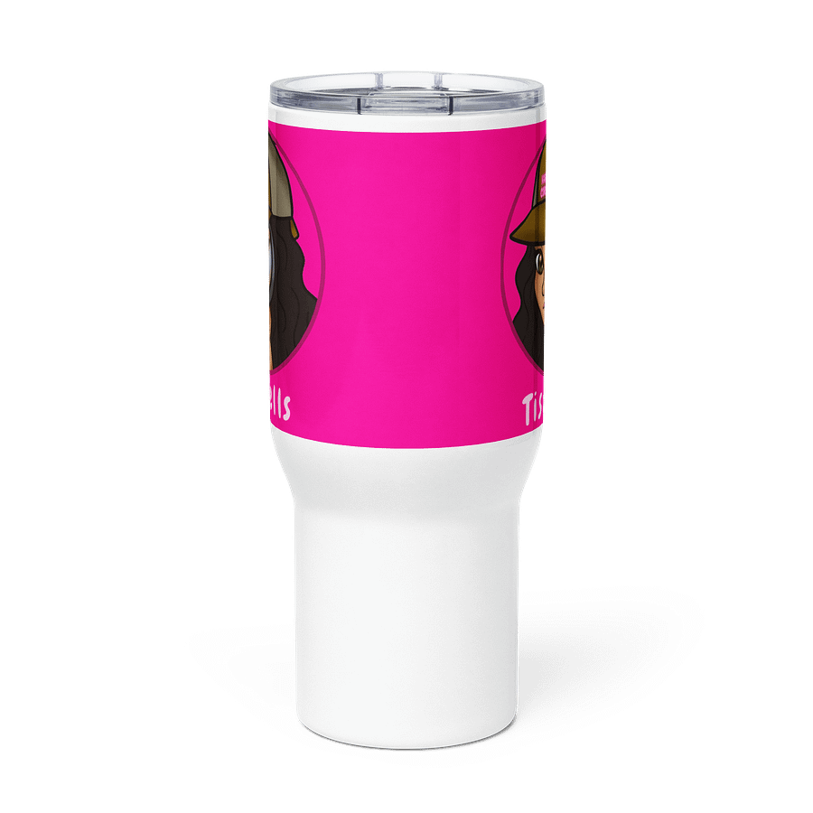 Pink Tisa Tells travel mug product image (3)