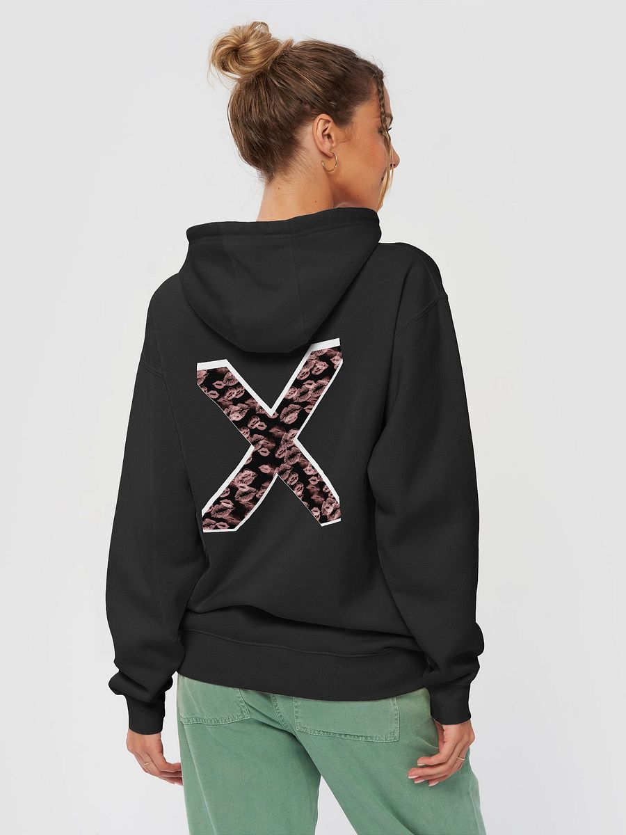 Black X Pink Lipstick Kisses Hoodie product image (27)