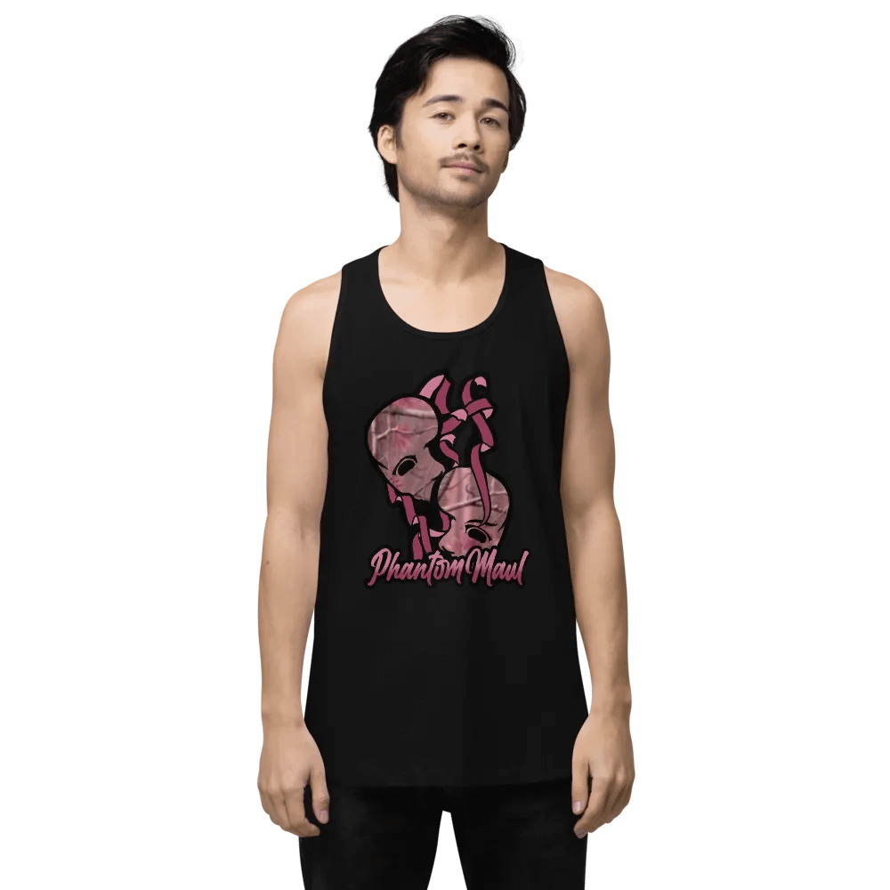 Pink Woodland Camo Logo Men's Tank Top product image (15)