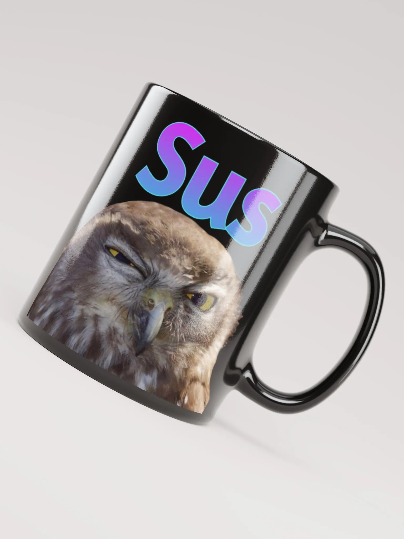 Sus Owl Mug - Black product image (4)