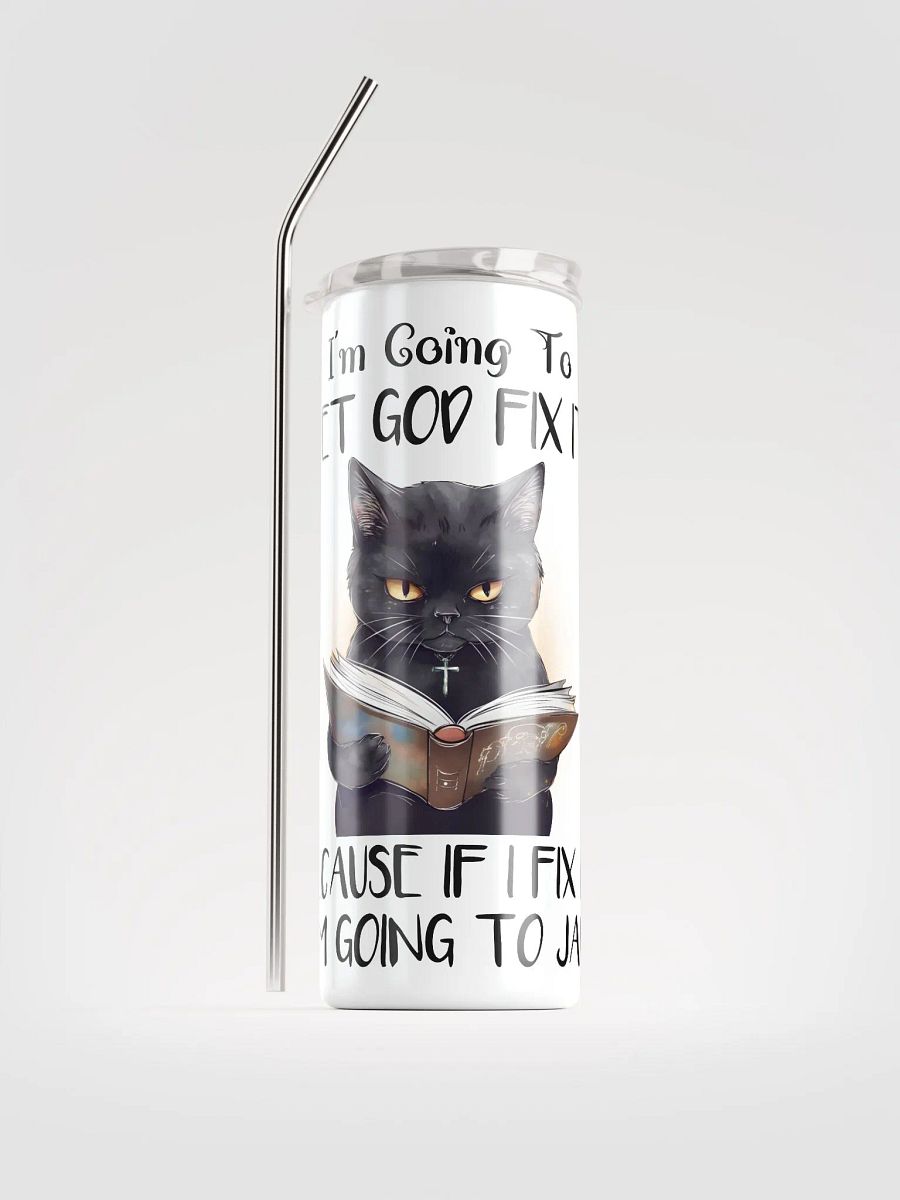 Divine Feline Stainless Steel Tumbler product image (1)