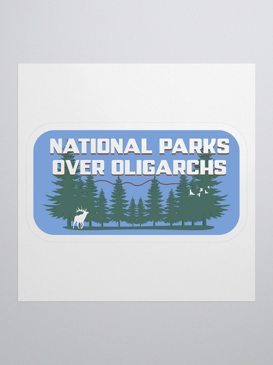 National Parks Over Oligarchs - Blue product image (1)