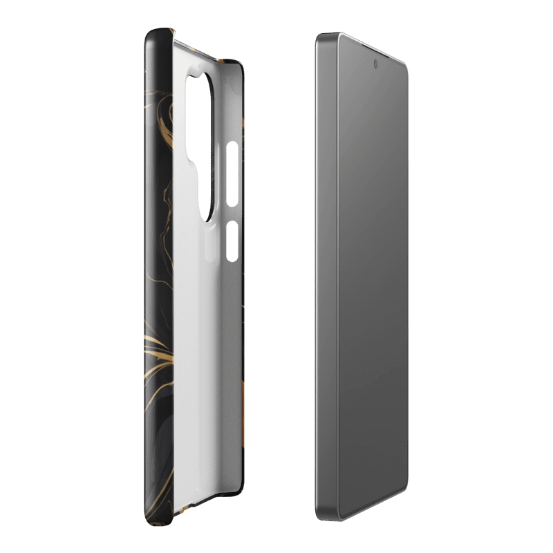 Snap Case for Samsung – Liquid Gold on Onyx product image (47)