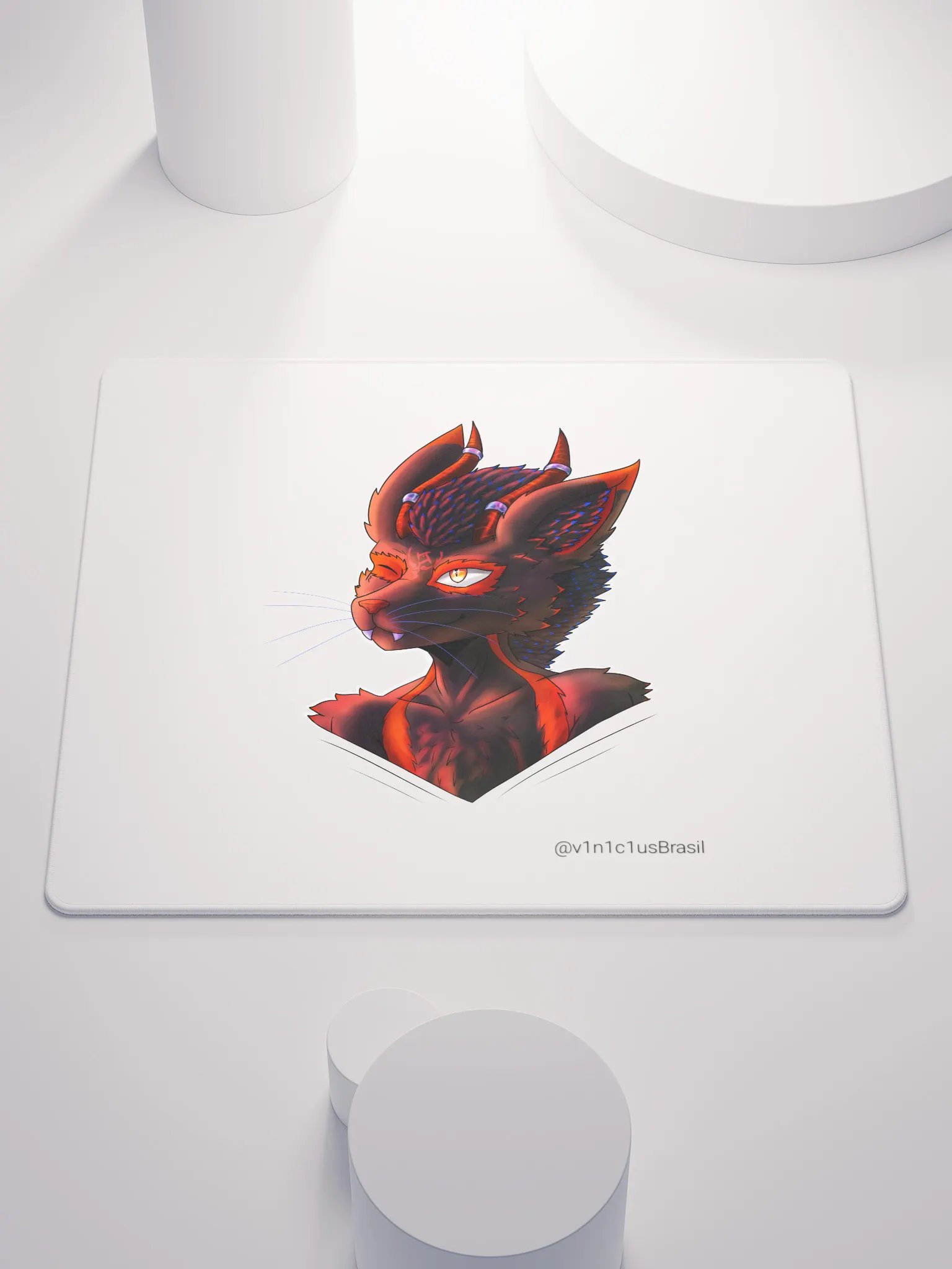 Winking Weezle Gaming Mouse Pad product image (2)