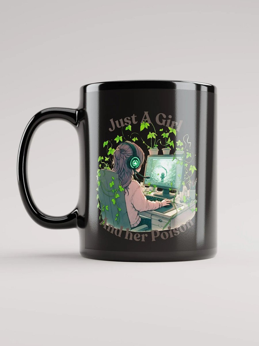 Just a Girl Ceramic Mug- Black product image (6)