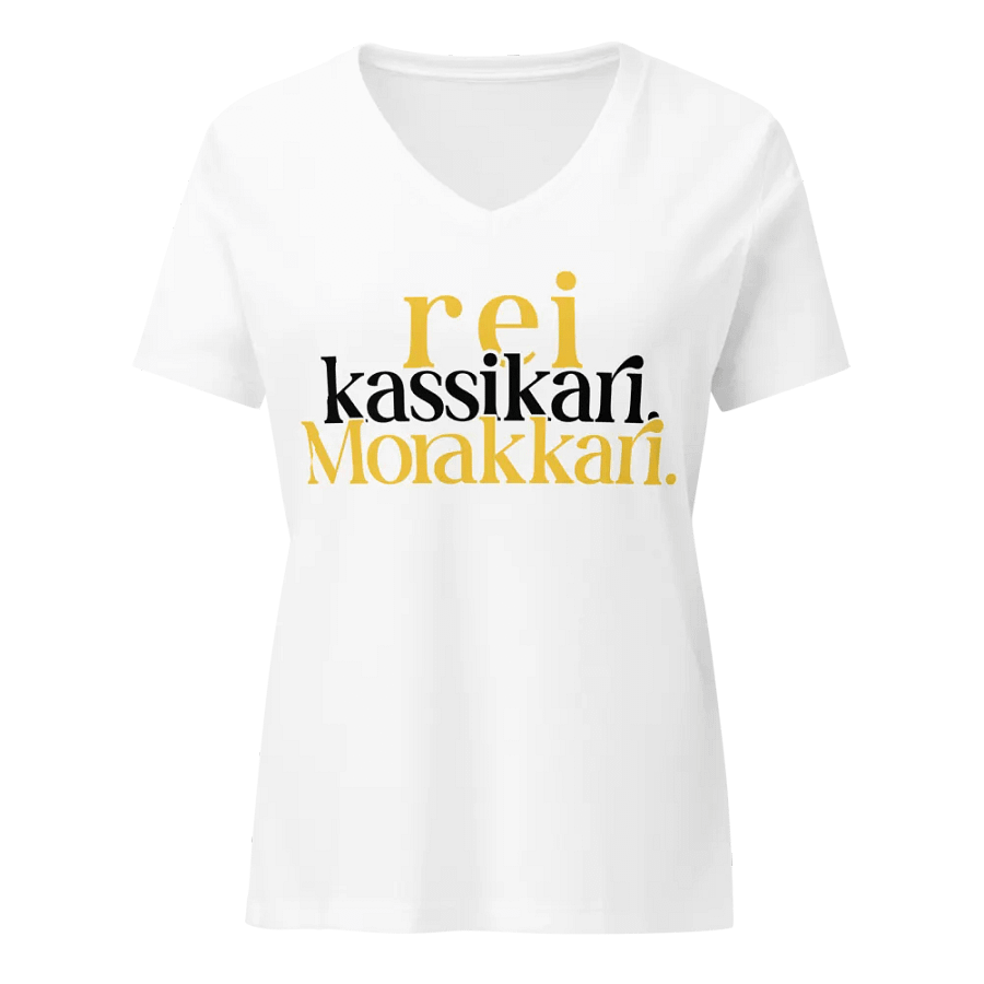 Kassikari Bella+Canvas Women's Relaxed V-Neck T-Shirt product image (9)