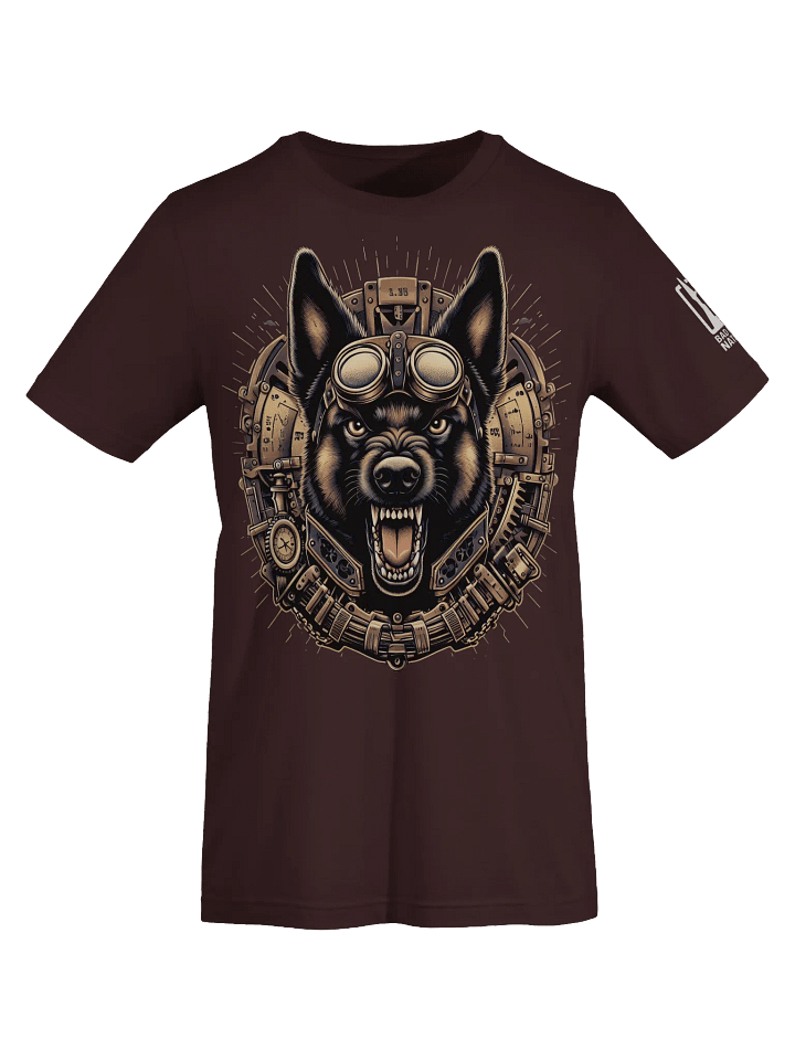 Steampunk Malinois - PREMIUM ADULT UNISEX T-SHIRT ***NEW LARGER PRINT product image (2)