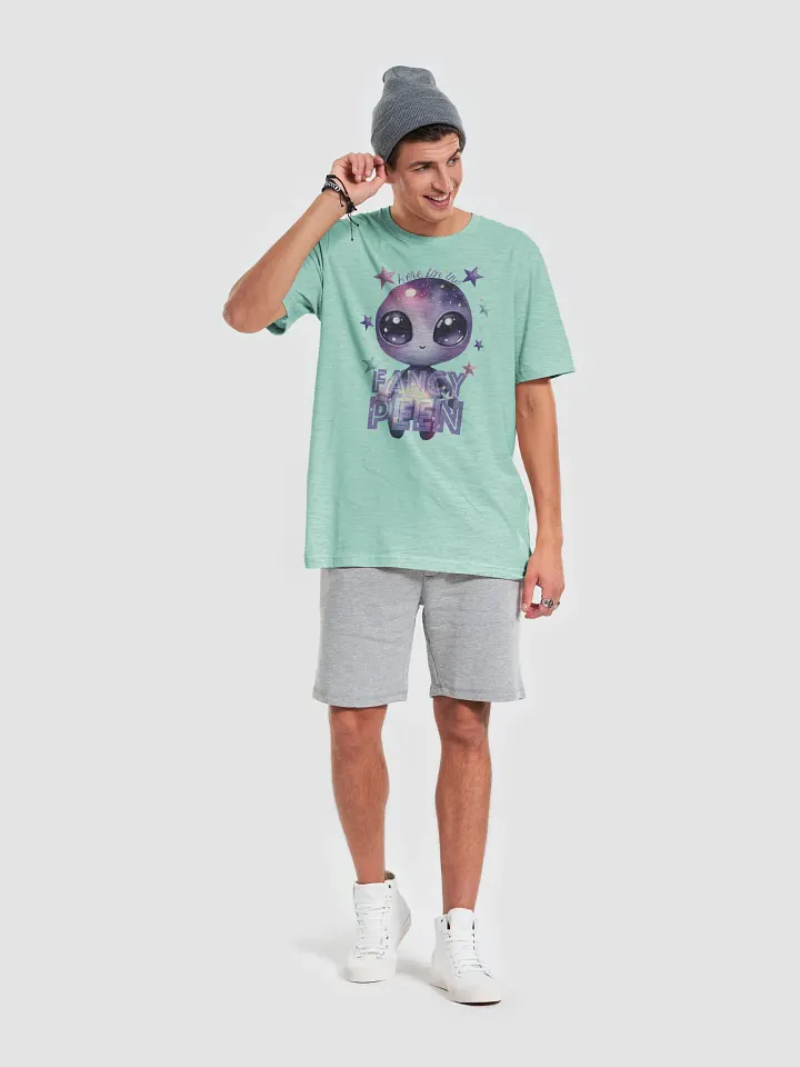 Fancy Alien T-Shirt (Lilac Dude) product image (2)