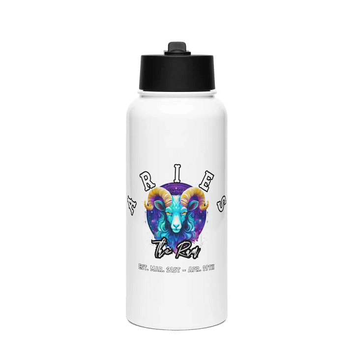 Aries - Zodiac Sports Stainless Steel Water Bottle product image (1)