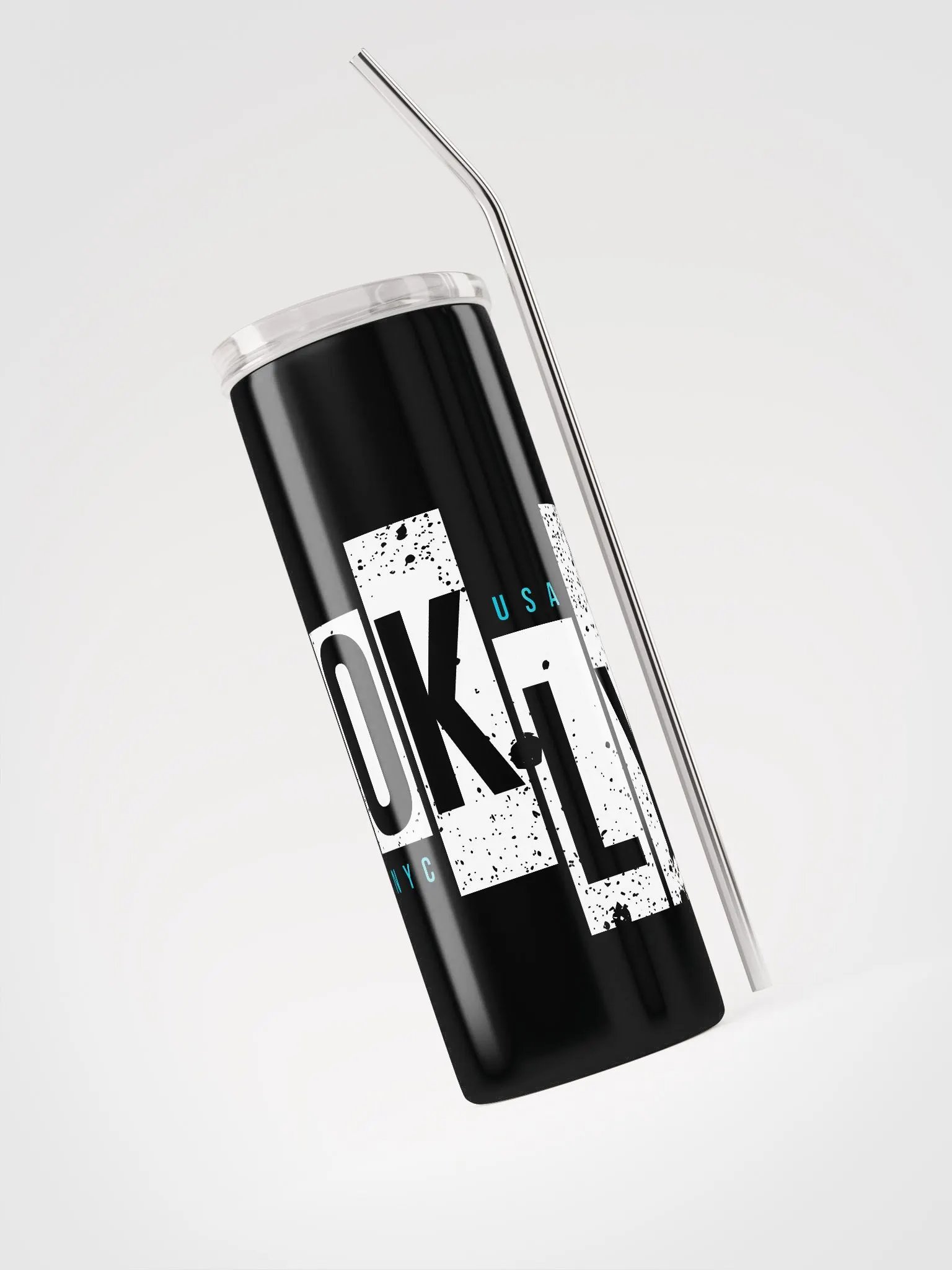 Brooklyn New York City Black Stainless Steel Tumbler product image (3)