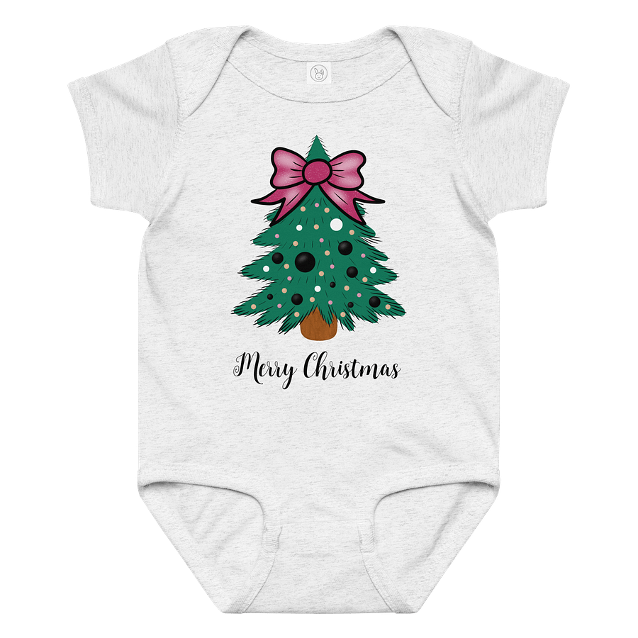 Stylish Christmas Tree Baby Bodysuit product image (3)