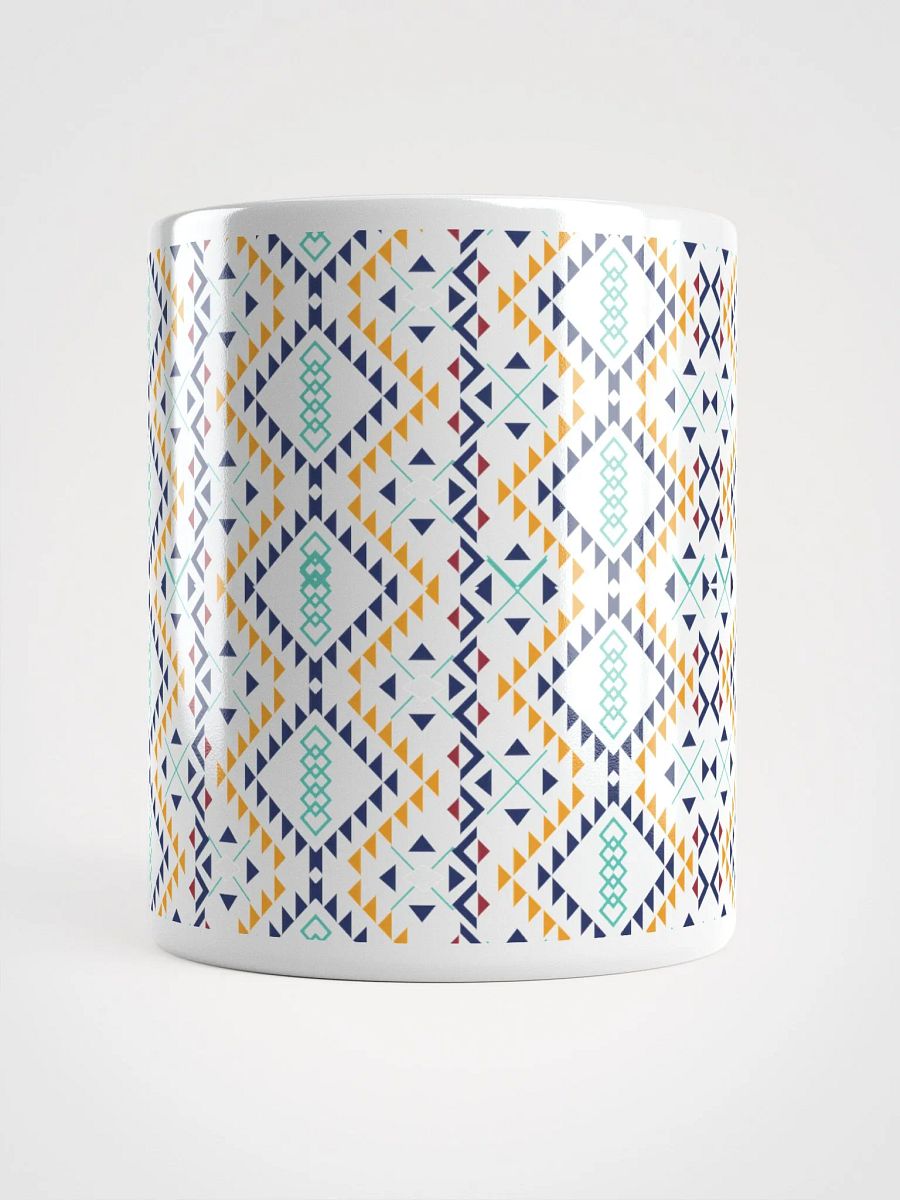 Miniature Triangles Design White Mug product image (15)