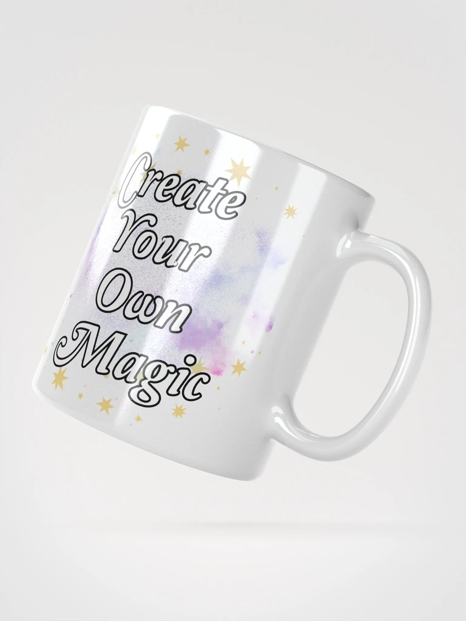 Create Your Own Magic Ceramic Mug, Magic Maker Coffee Cup, Motivational Beverage Holder, Cute Kitchen Accessories, Gift for Her, Gift for Him, Inspirational Drinkware product image (6)
