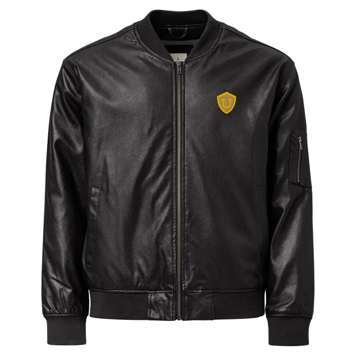 Bomber Jacket de piel sintética UNIWELL (Bordado) product image (1)