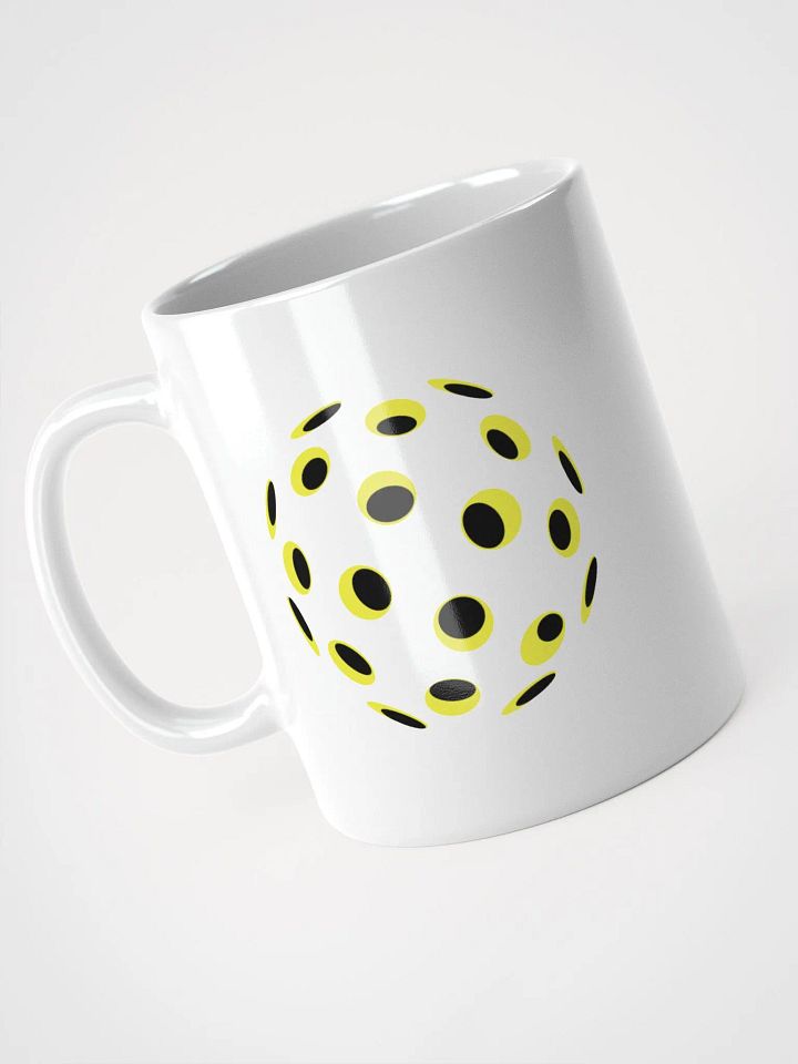 Pickleball Motion Circle White Glossy Mug product image (2)
