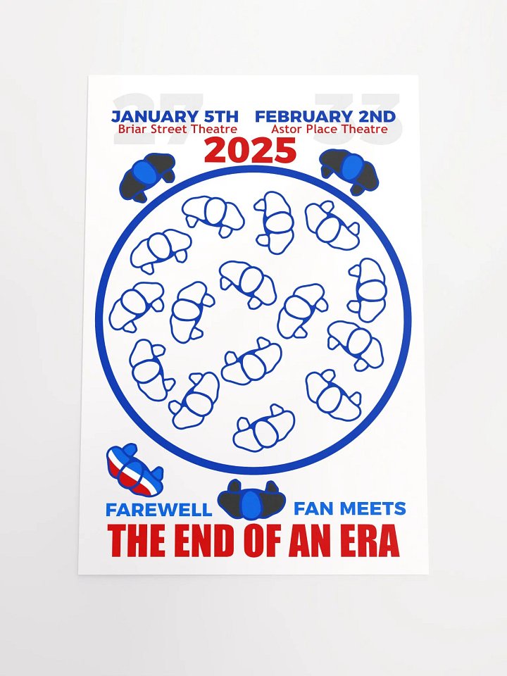 Blue Man Group's Farewell to An Era Fan Fine Art Print product image (1)