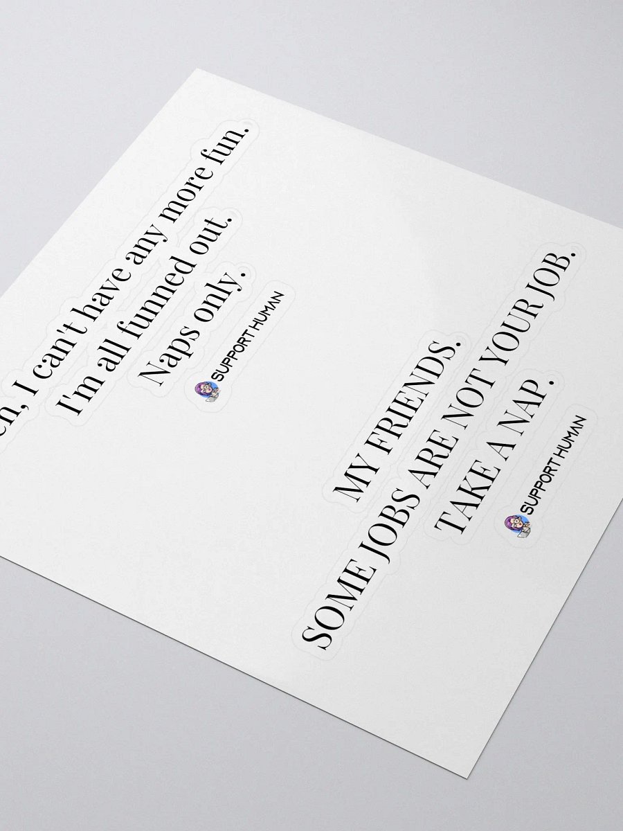 Best of BJB Stickers: Take a Nap product image (3)