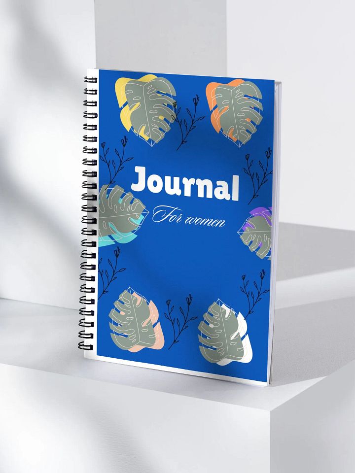 Floral Leaves Spiral Journal for Women product image (2)
