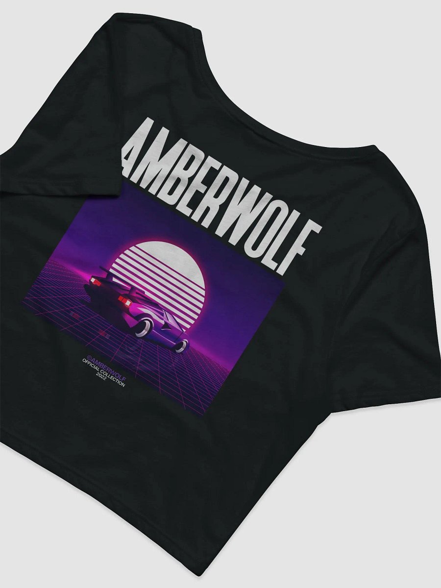 amberwolf synthwave womens crop top product image (7)