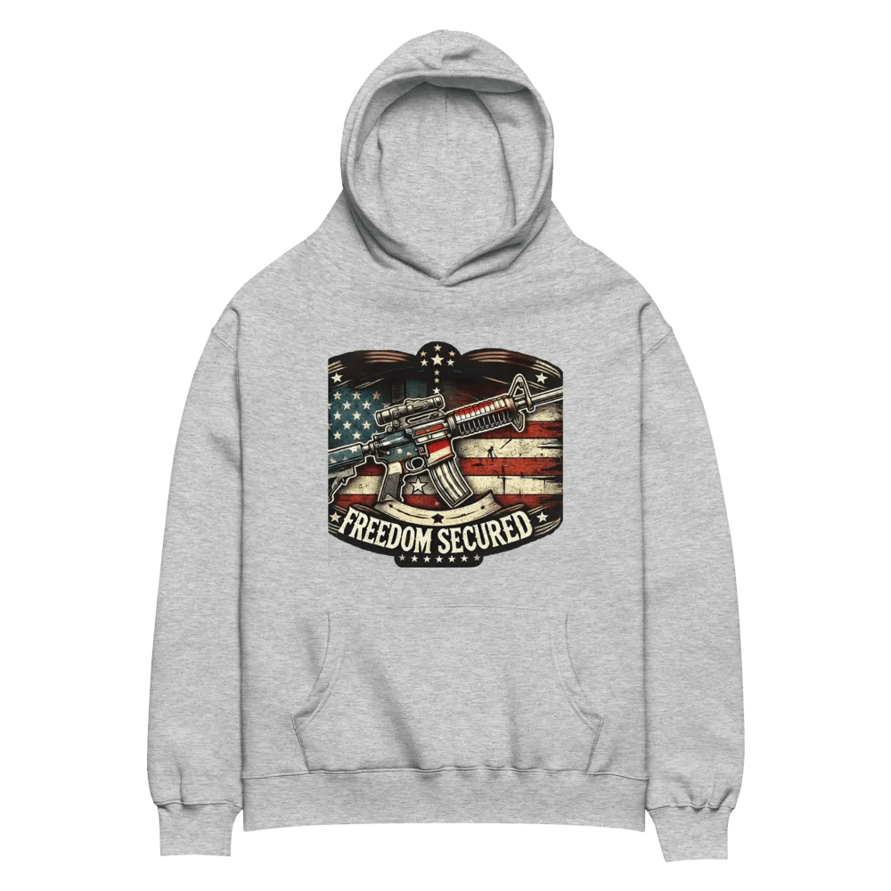 Premium Oversized Hoodie – “Freedom Secured” product image (8)