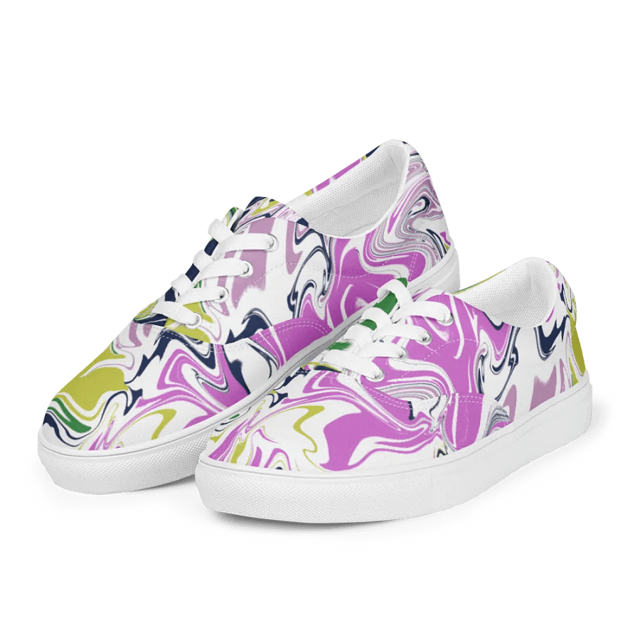Marbled Dream Women's Lace-Up Canvas product image (9)
