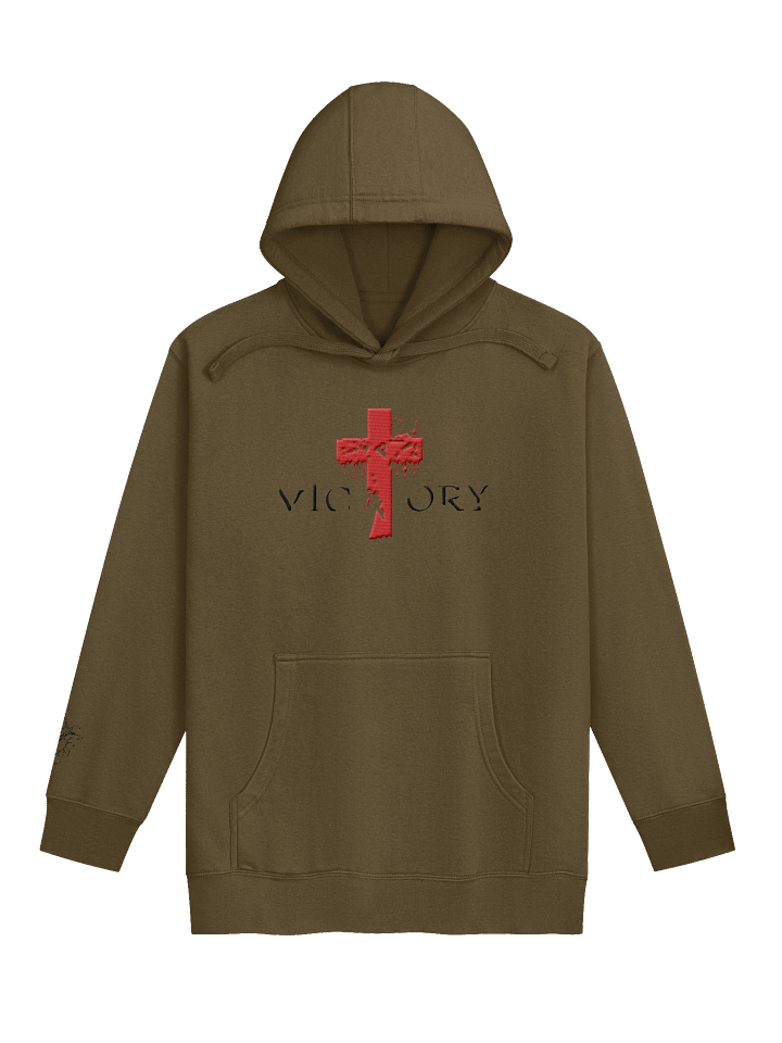 Embroidered Victory Cross Hoodie product image (1)